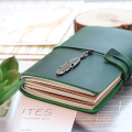 Heißer Verkauf 100% echtes Leder Notebook handgefertigt Vintage Cowide Diary Journal Sketchbook Planer TN Travel Notebook Cover